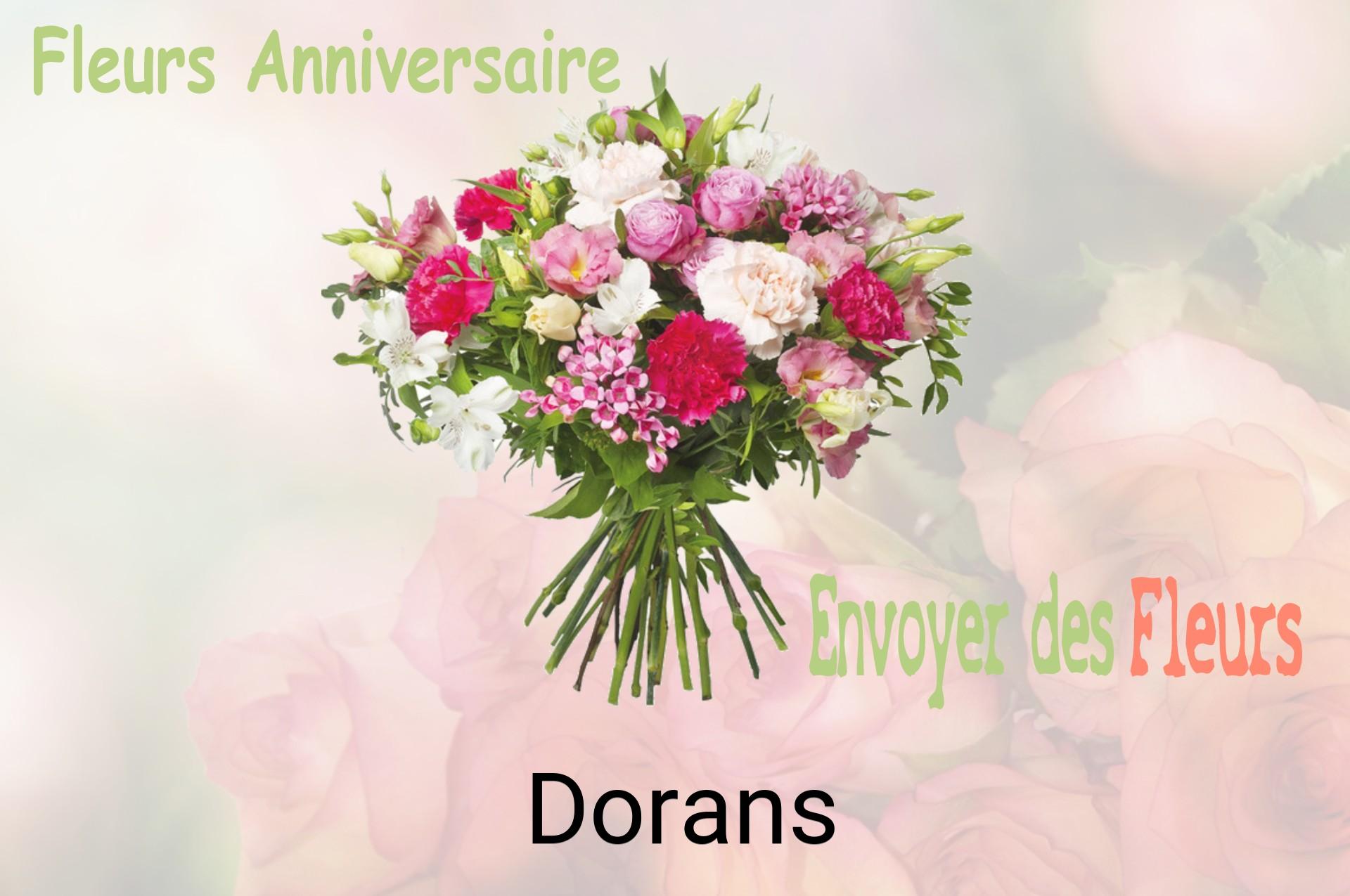 Bouquet de fleurs d’anniversaire livré à Dorans