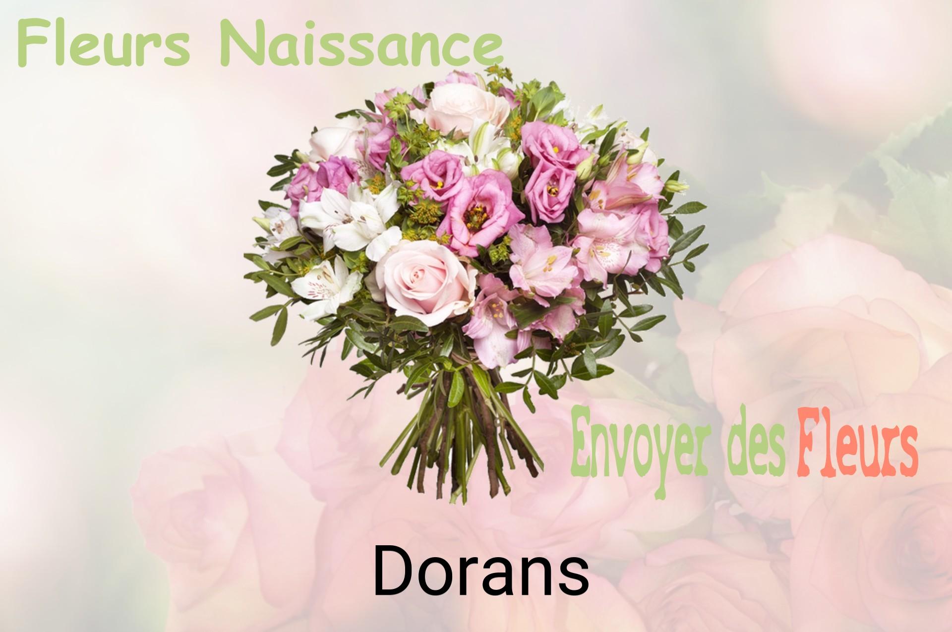 Bouquet de fleurs de naissance livré à Dorans